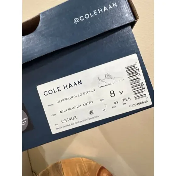 Cole Haan Generation ZERØGRAND Stitchlite sneakers blue size 8 new - Picture 9 of 9